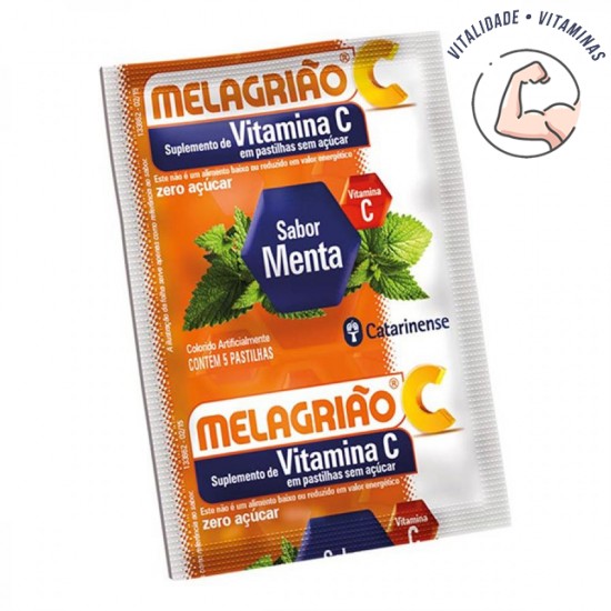 Pastilhas Melagrião sem açucar sabor menta